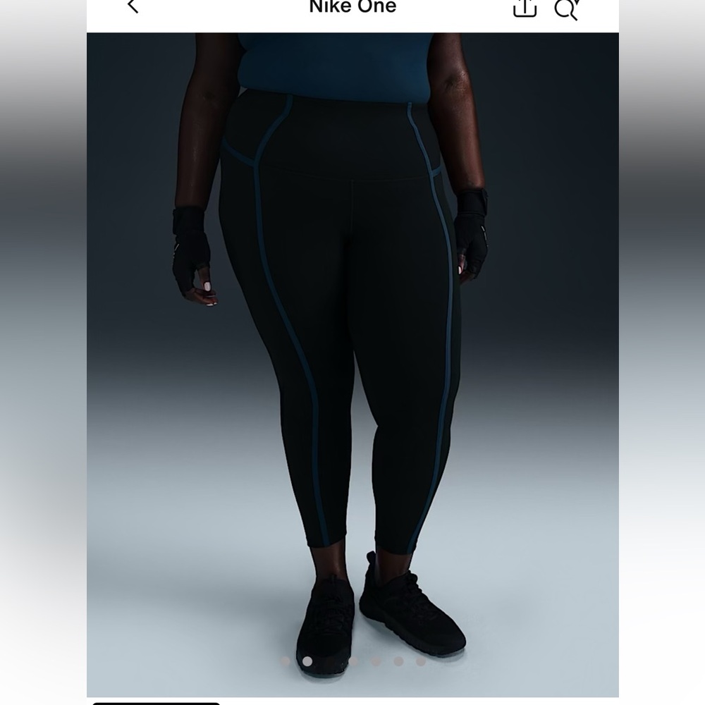 Women’s Plus Nike Black Leggings - Picture 12 of 15